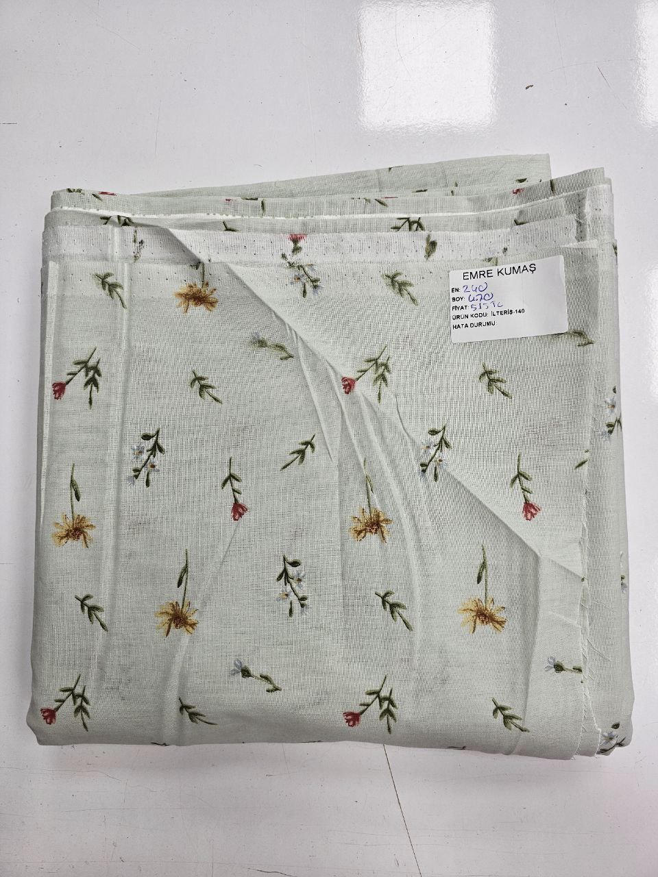 Desenli Nevresimlik Poplin Kumaş