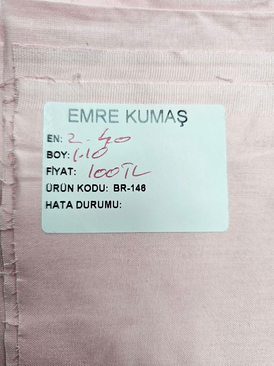 Pembe Renk Nevresimlik Poplin Kumaş