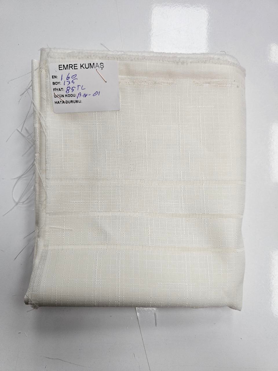 Ecru Openwork Swedish Linen Fabric