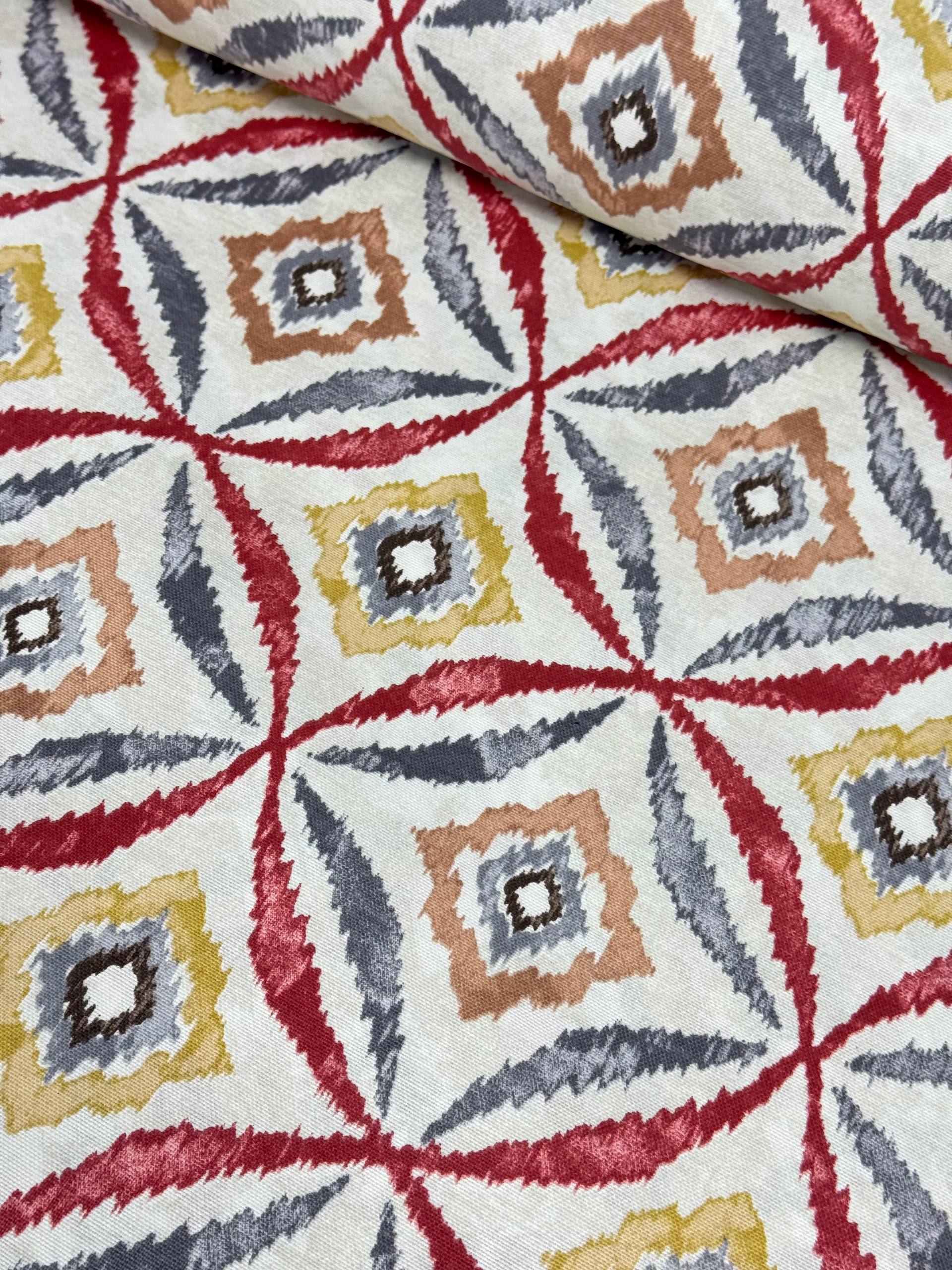 Black Checkered Duck Fabric - Duck Cloth