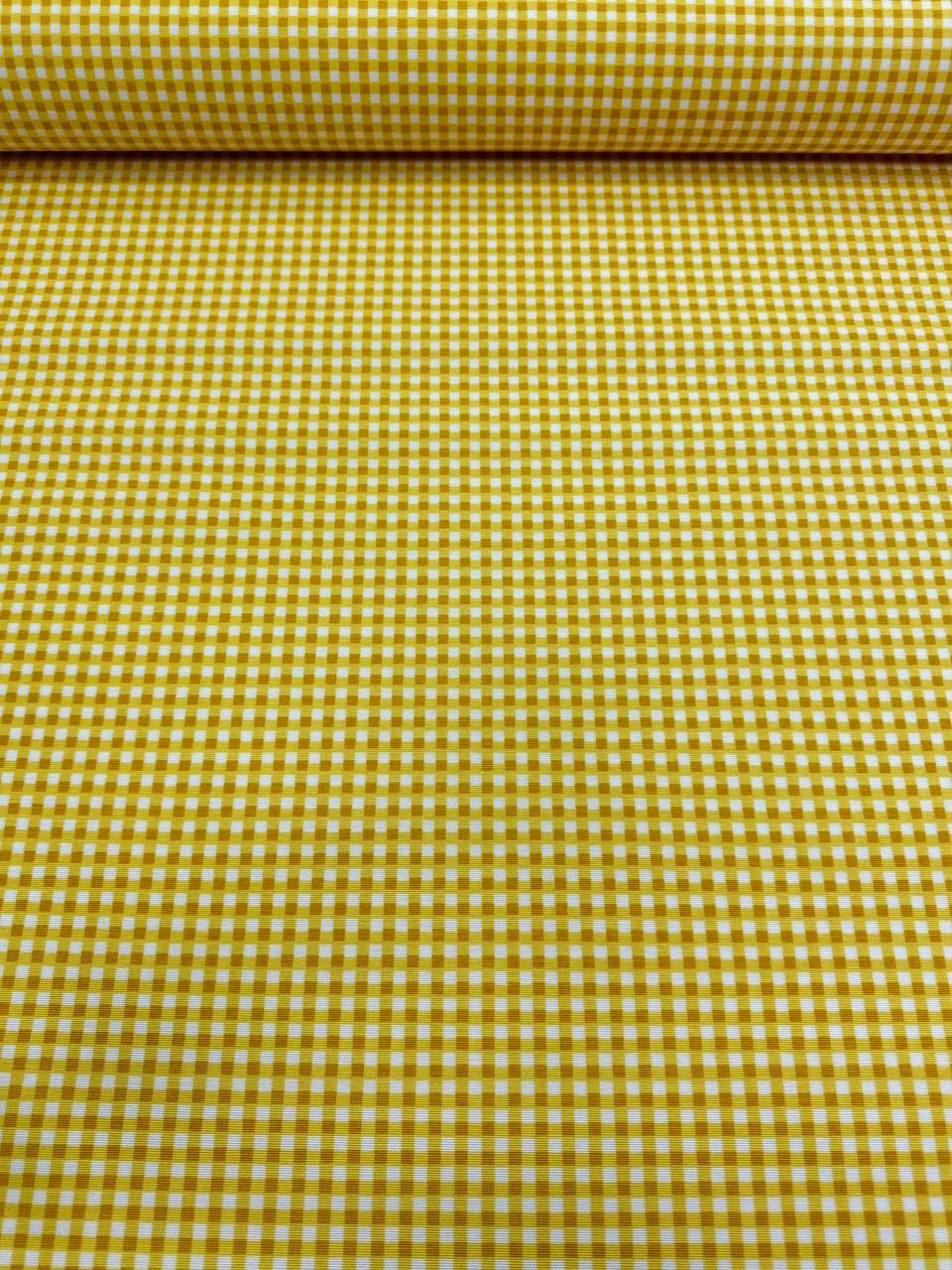 قماش البطة المربعات الصفراء - قماش البطة