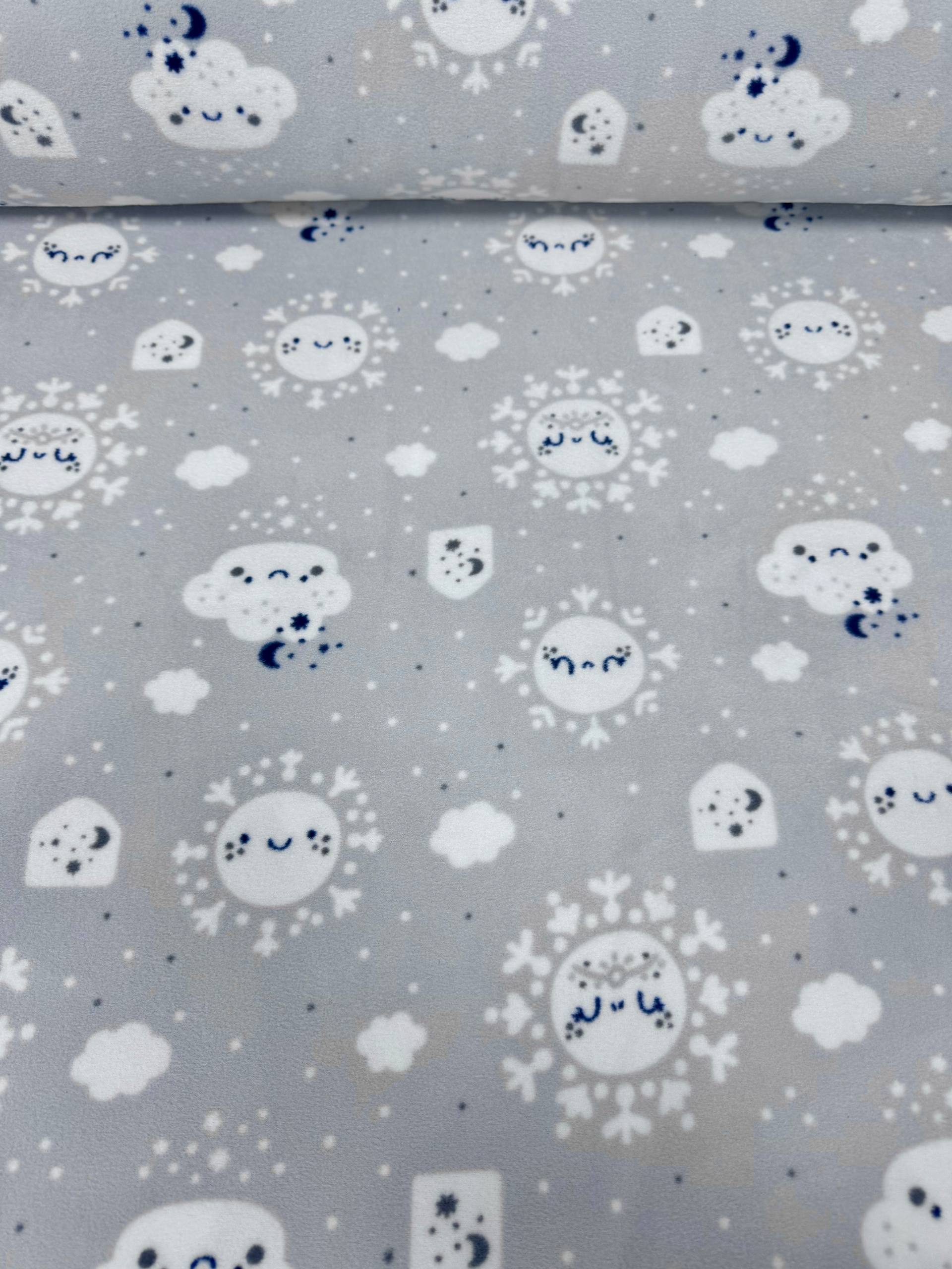 Patterned Polar Fleece Fabric