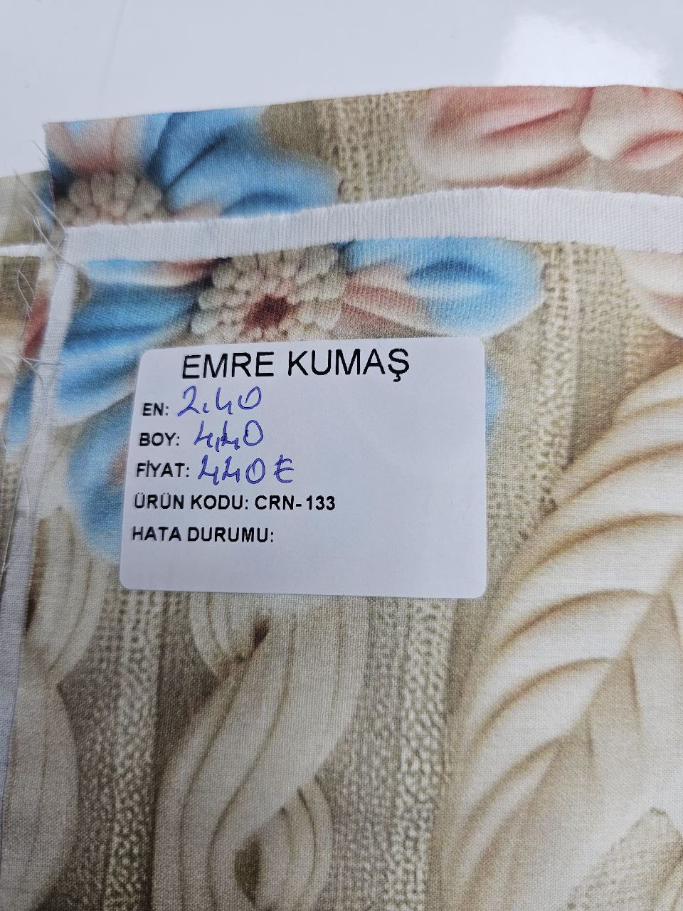 Dijital Baskılı Desen Nevresimlik Poplin Kumaş