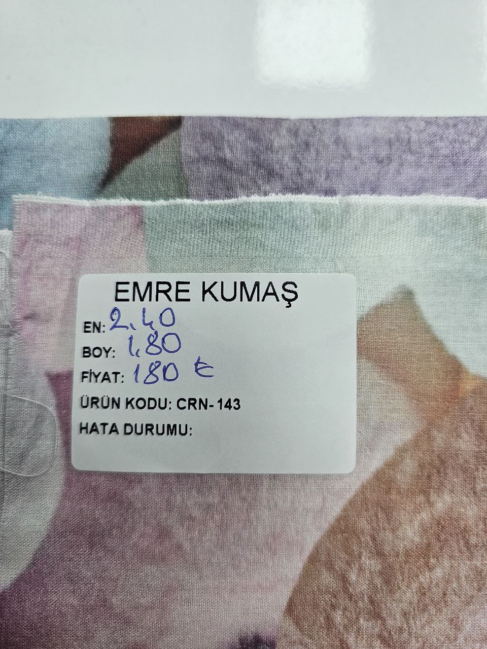 Dijital Baskılı Kalp Desenli Nevresimlik Poplin Kumaş