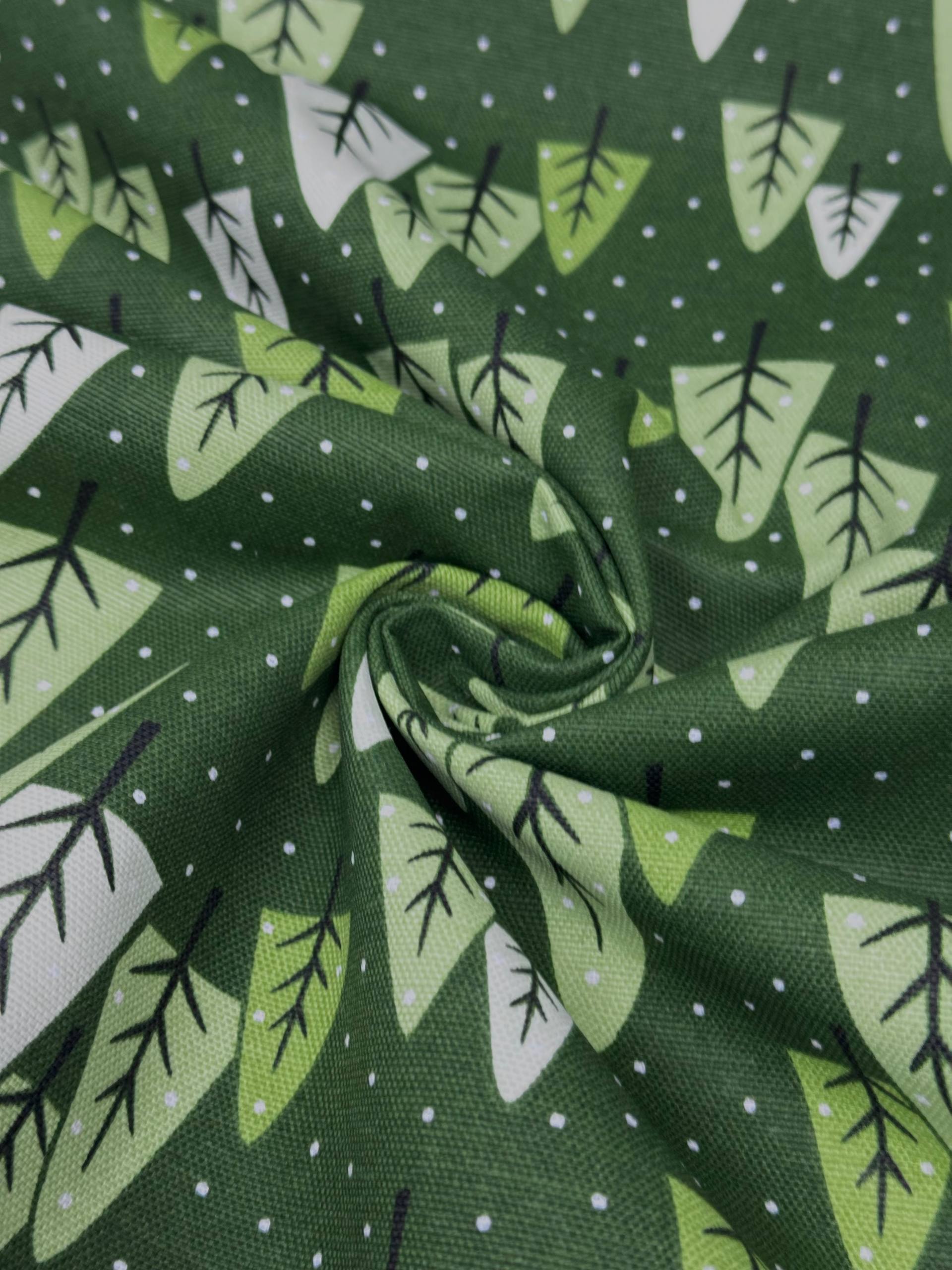 Black Checkered Duck Fabric - Duck Cloth