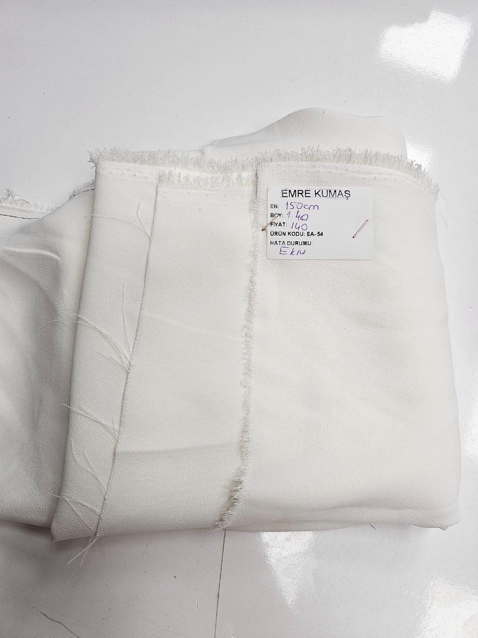 Ecru Color Crepe Fabric for Clothing