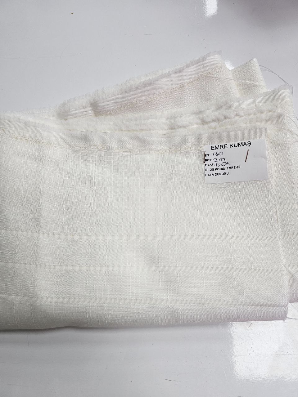 Ecru Openwork Swedish Linen Fabric