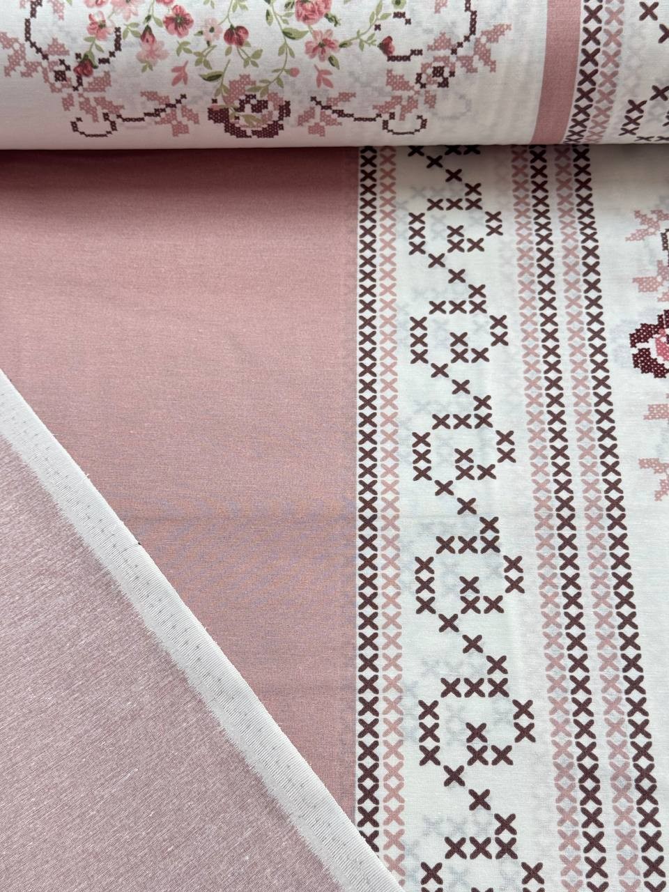 Pierre Cardin Desenli Nevresimlik Poplin Kumaş