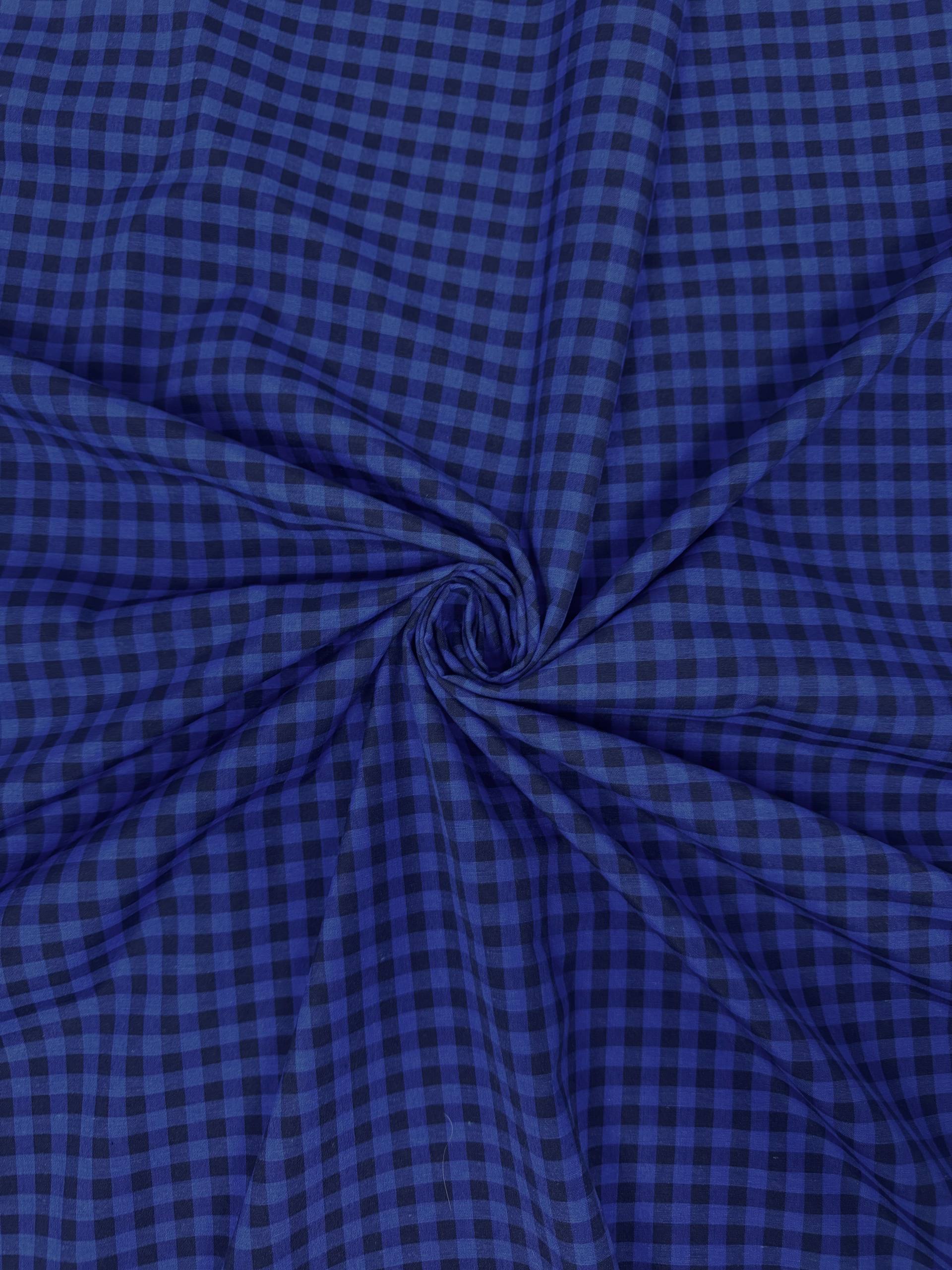 Cherry Maroon Gingham Zephyr Fabric