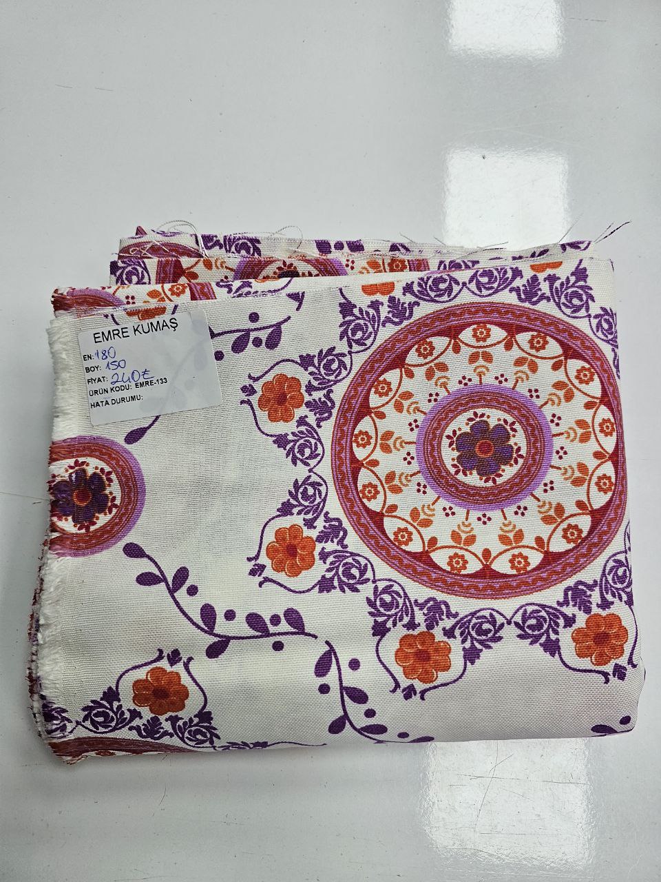 Colorful Duck Fabric with Ethnic Patterns