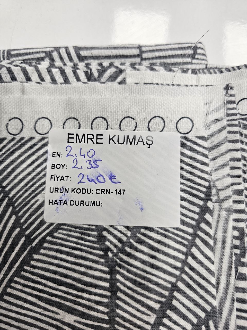 Desenli Nevresimlik Poplin Kumaş