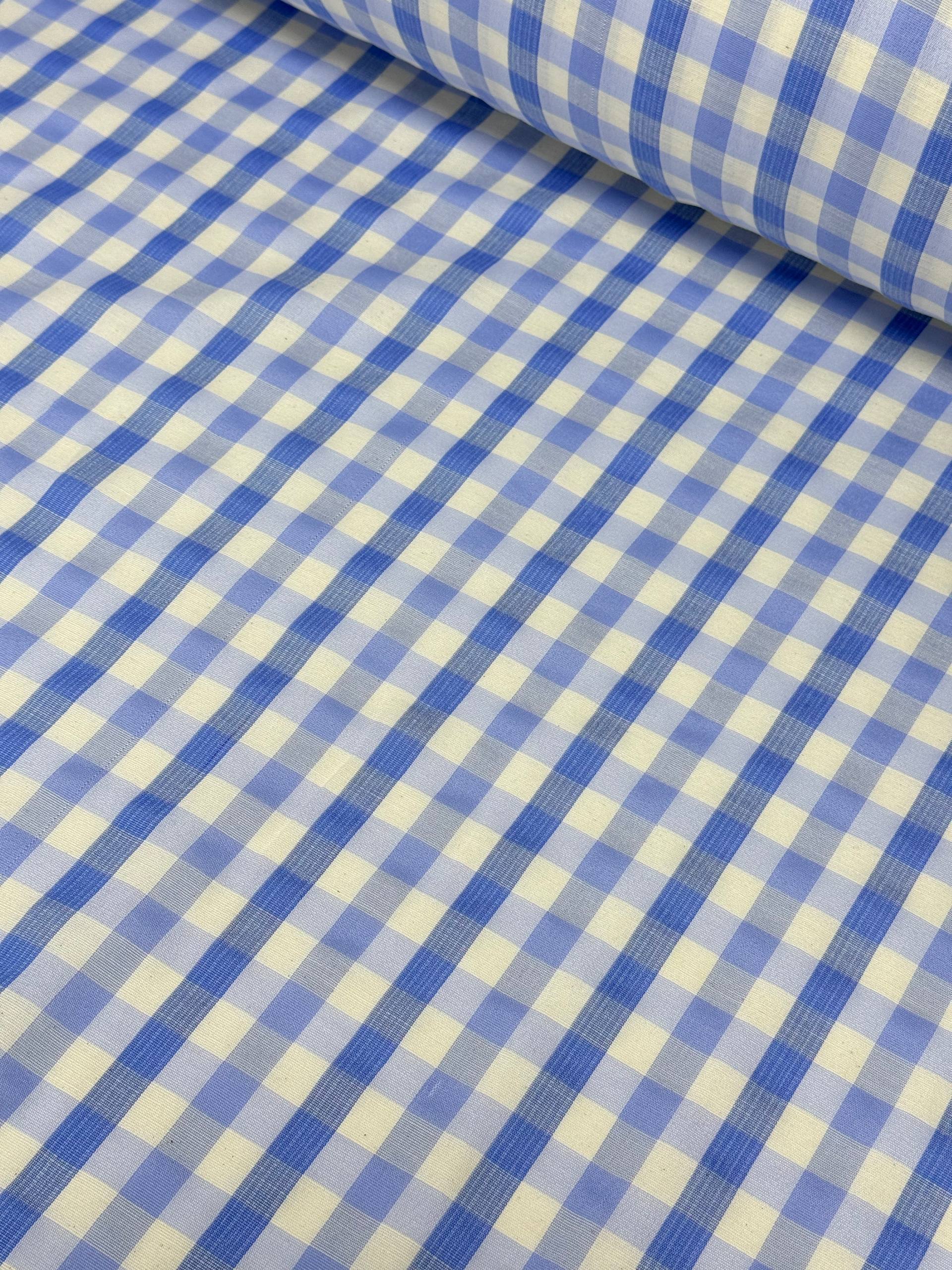 Yellow Gingham Zephyr Fabric