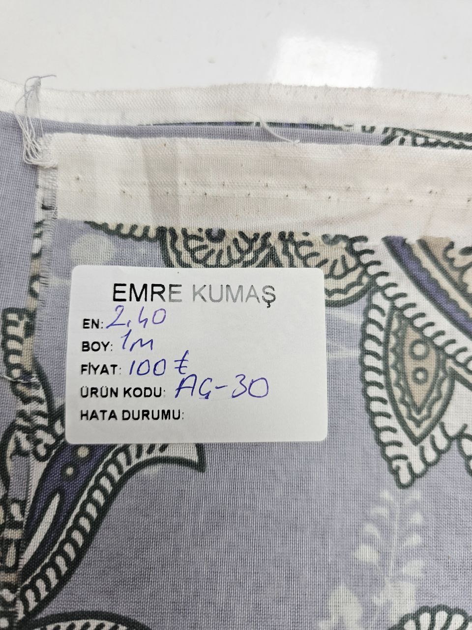 Desenli Nevresimlik Poplin Kumaş