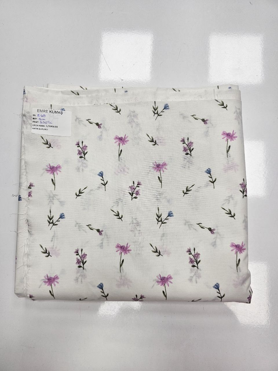 Desenli Nevresimlik Poplin Kumaş