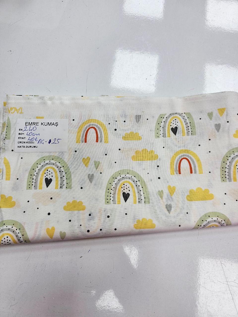 Desenli Nevresimlik Poplin Kumaş