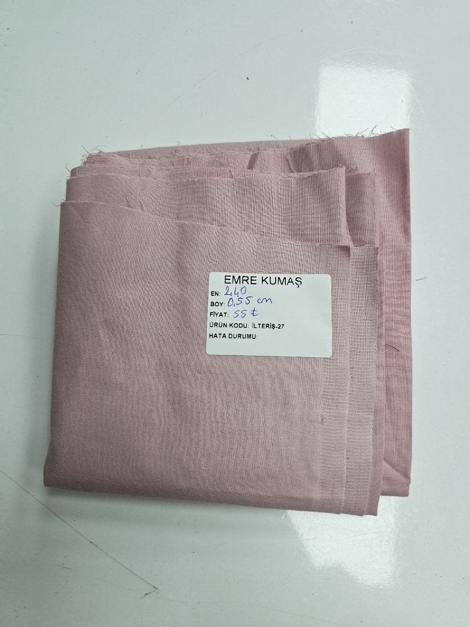 Düz Renk Nevresimlik Poplin Kumaş