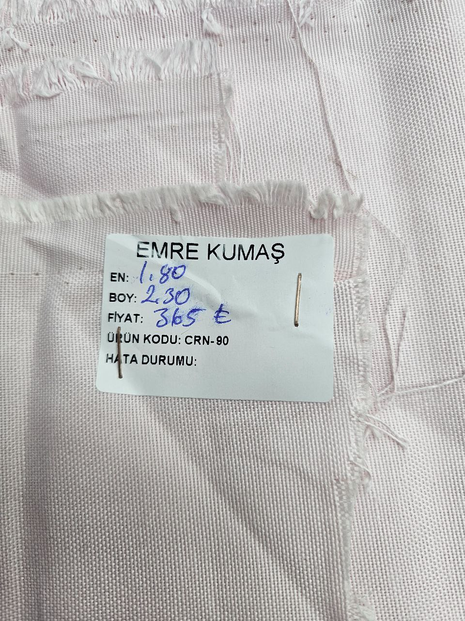 Düz Renk Duck Kumaş