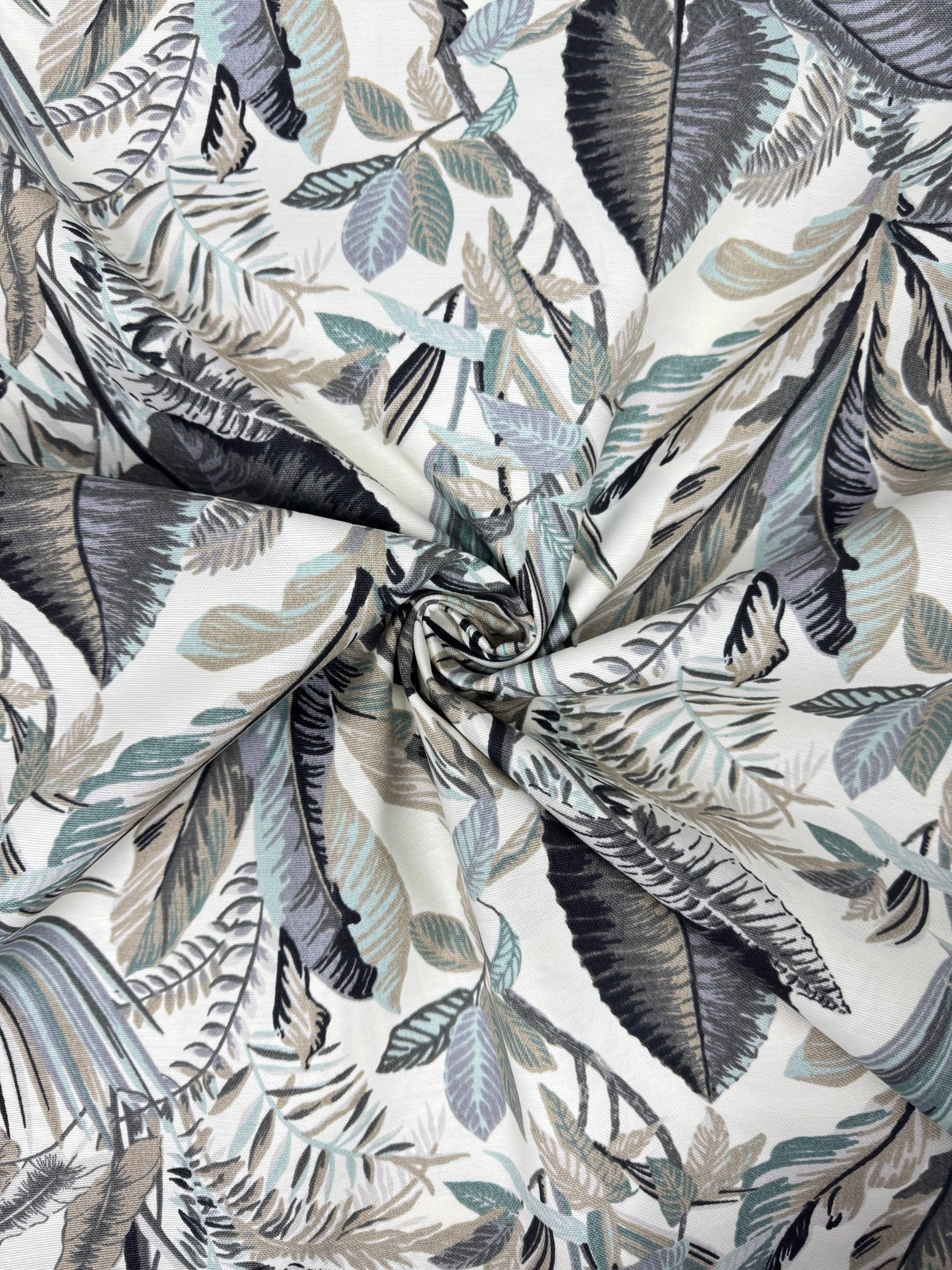 Black Checkered Duck Fabric - Duck Cloth