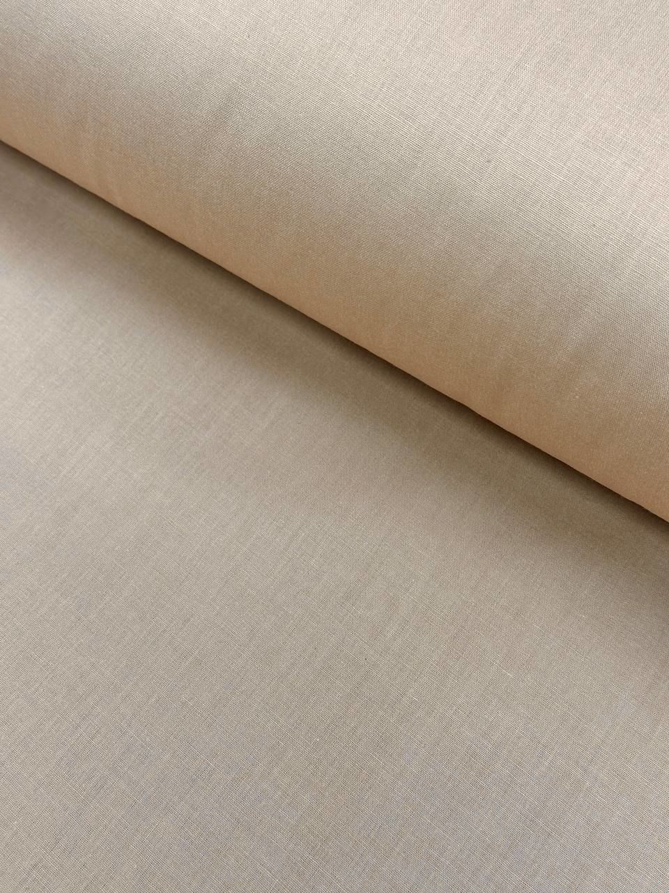 Camel Nevresimlik Organik Poplin Kumaş