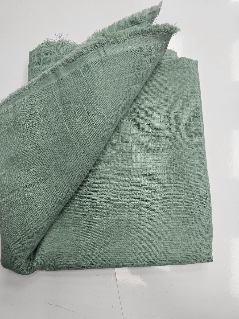 Pastel Yeşil  Renk Müslin Bezi Kumaşı