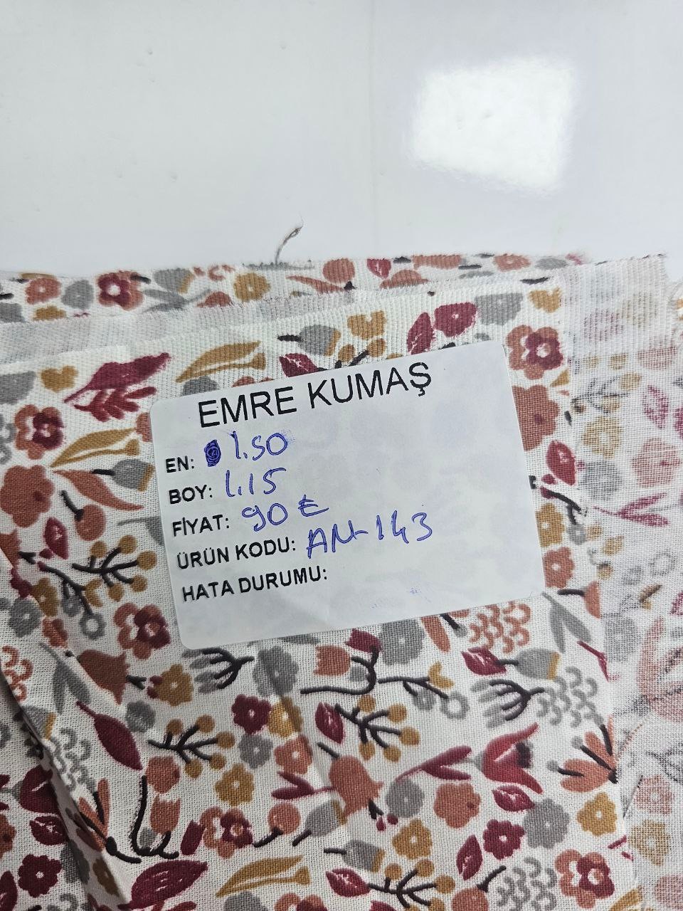 Mini Çıtır Çiçek Desenli Giyimlik Poplin Kumaş