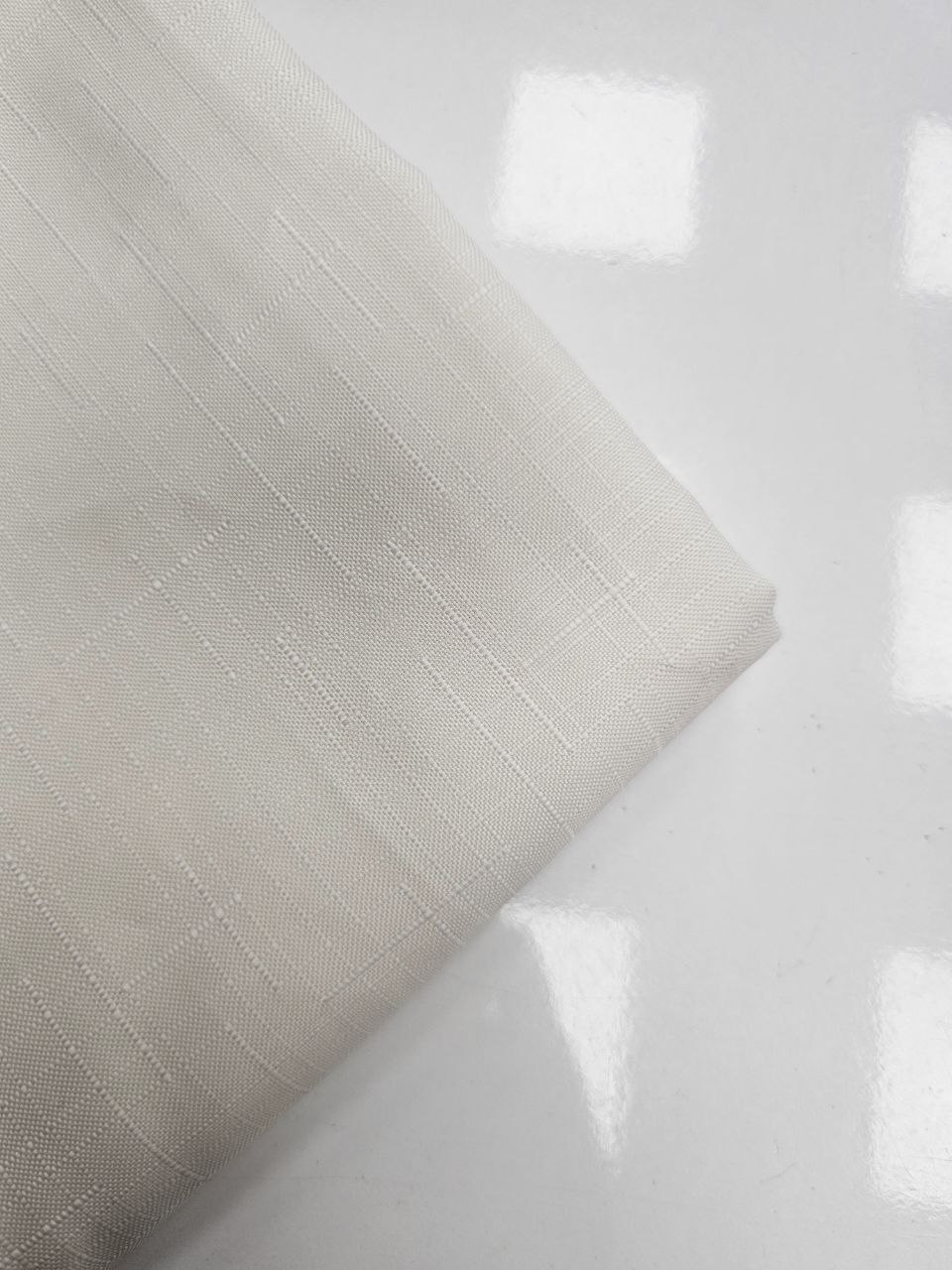 Ecru Swiss Linen Fabric without Openwork