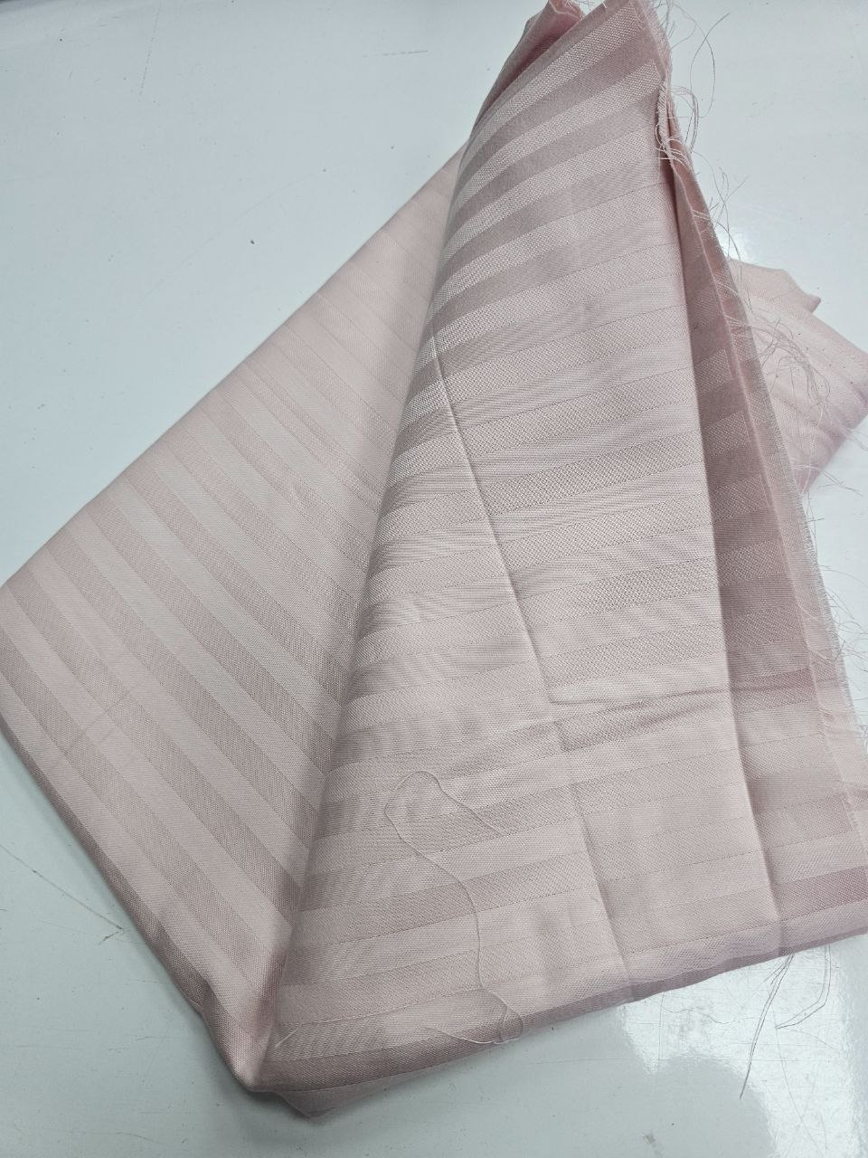 Çizgili Desen Pamuk Saten