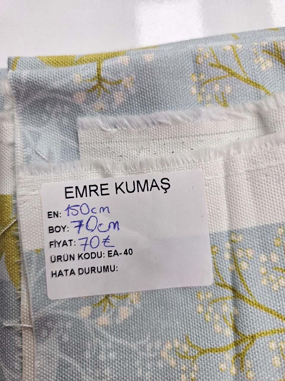 Sarmaşık Desenli Duck Kumaş
