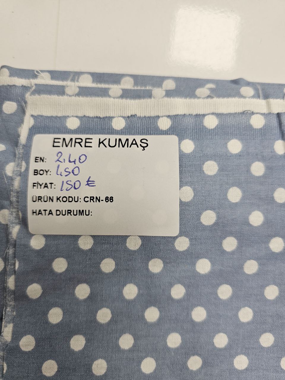Puantiyeli Desen Nevresimlik Poplin Kumaş