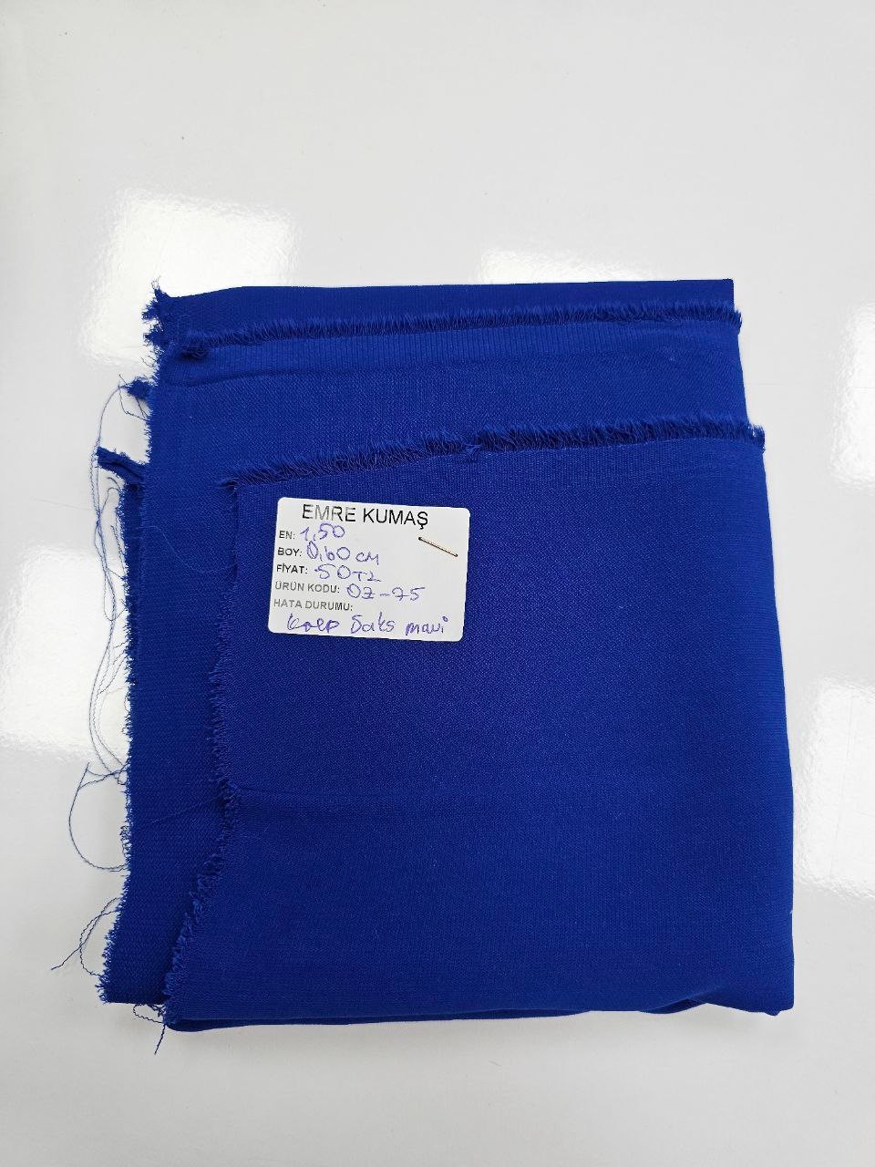 Saxe Blue Color Crepe Fabric