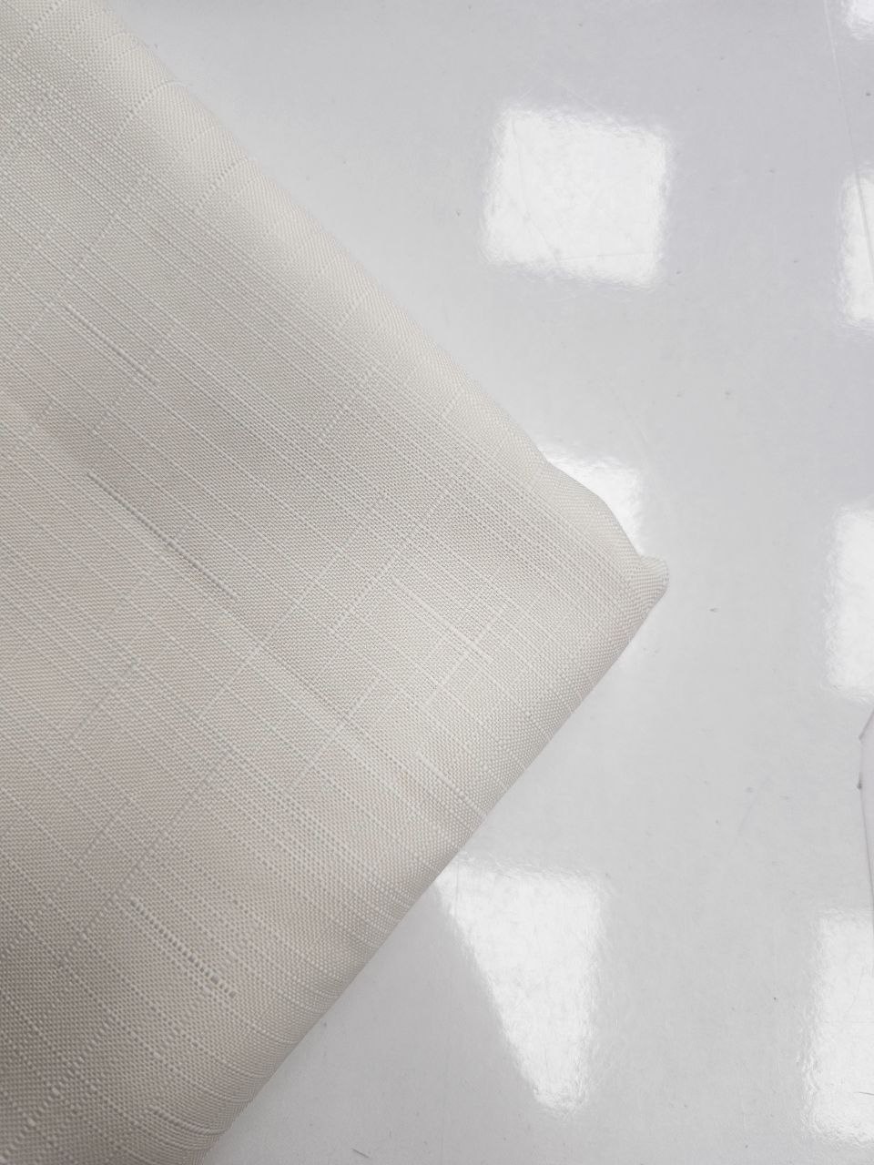 Ecru Swiss Linen Fabric without Openwork