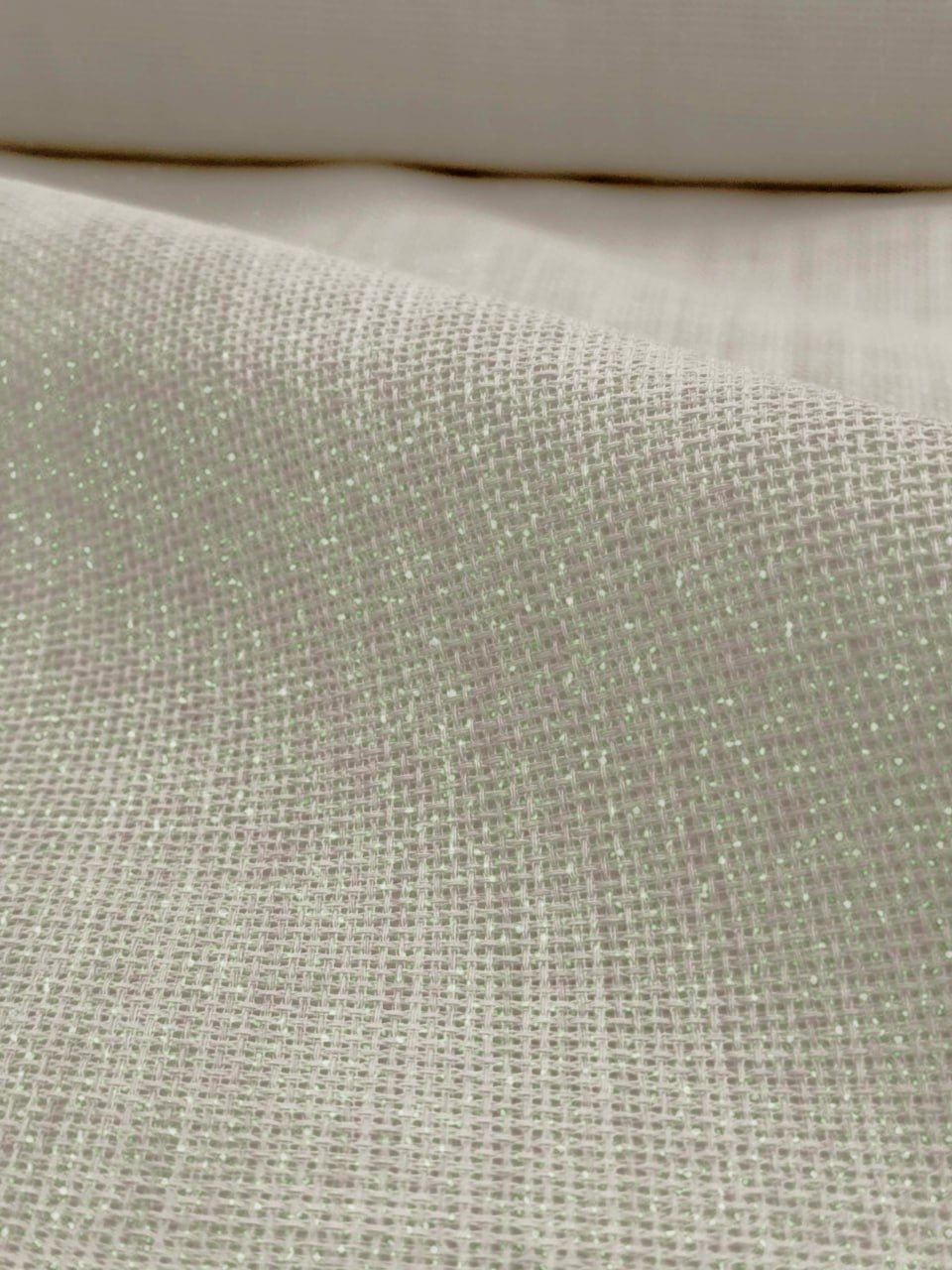 Kapuçino Simli Linen Kumaş