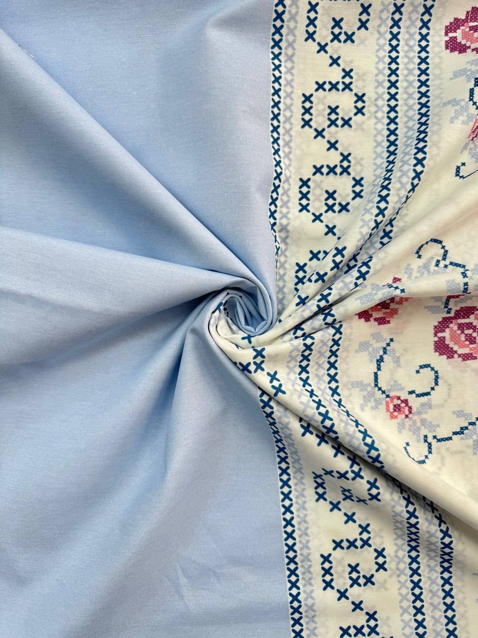 Pierre Cardin Desenli Nevresimlik Poplin Kumaş