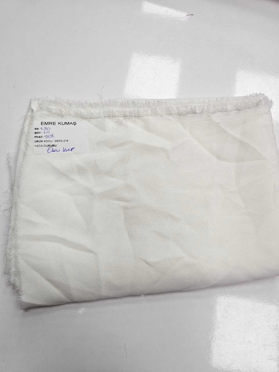 Ecru Color Crepe Fabric for Clothing