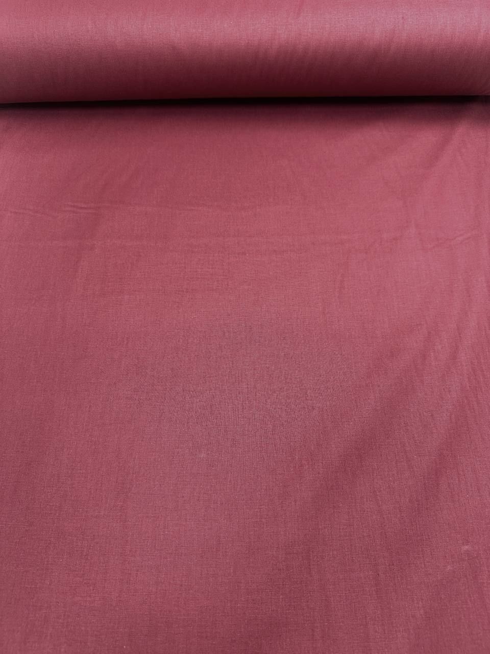 Bordo Nevresimlik Organik Poplin Kumaş