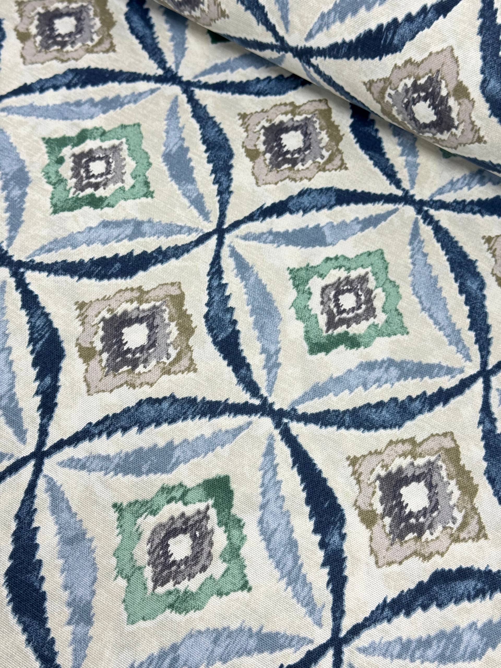 Black Checkered Duck Fabric - Duck Cloth