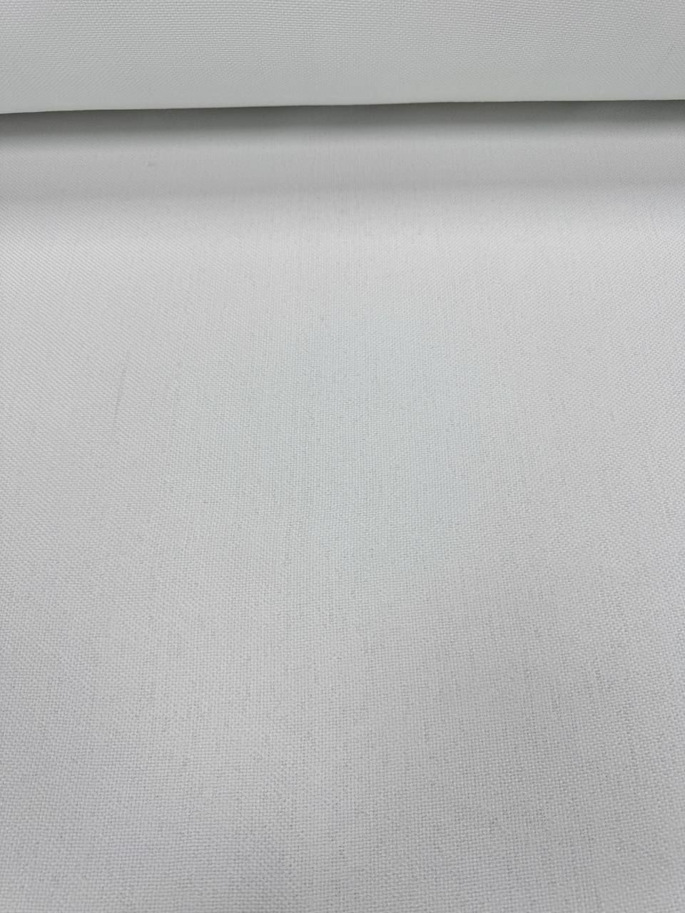Beyaz Keten Döşemelik Kumaş