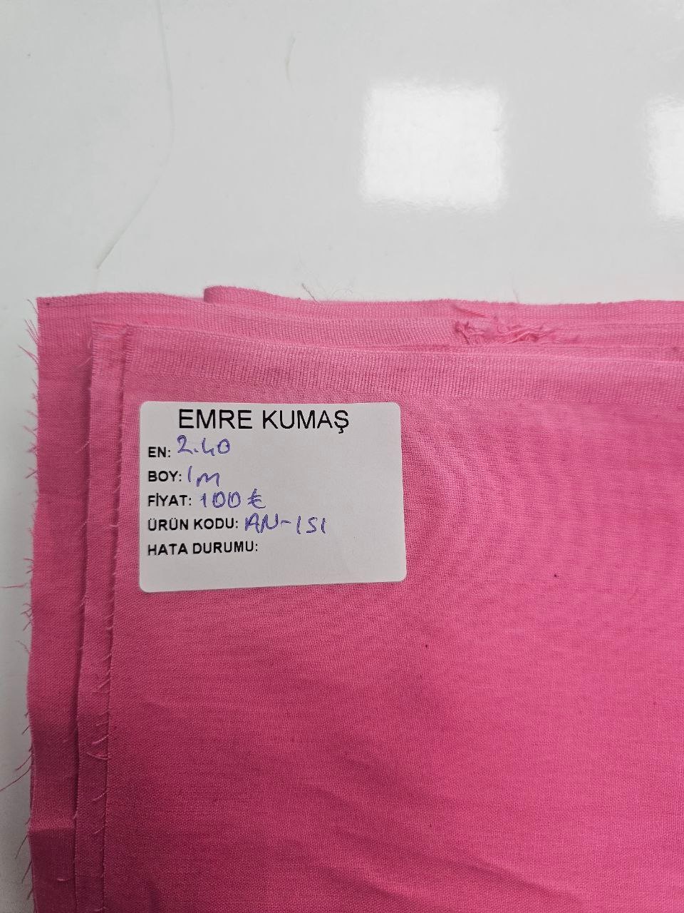 Şeker Pembe Nevresimlik Poplin Kumaş