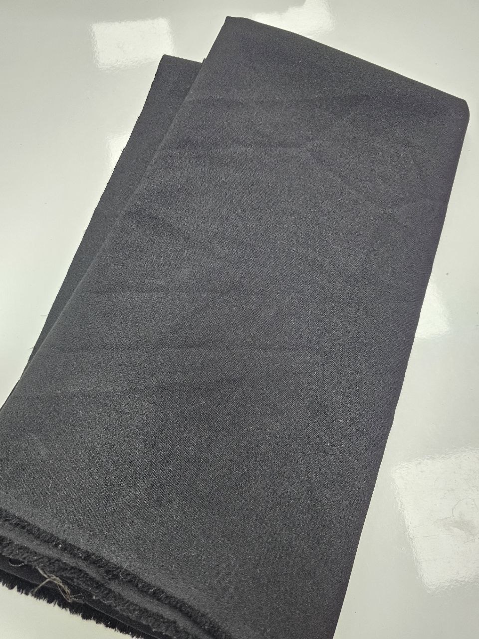 Black Color Crepe Fabric for Clothing