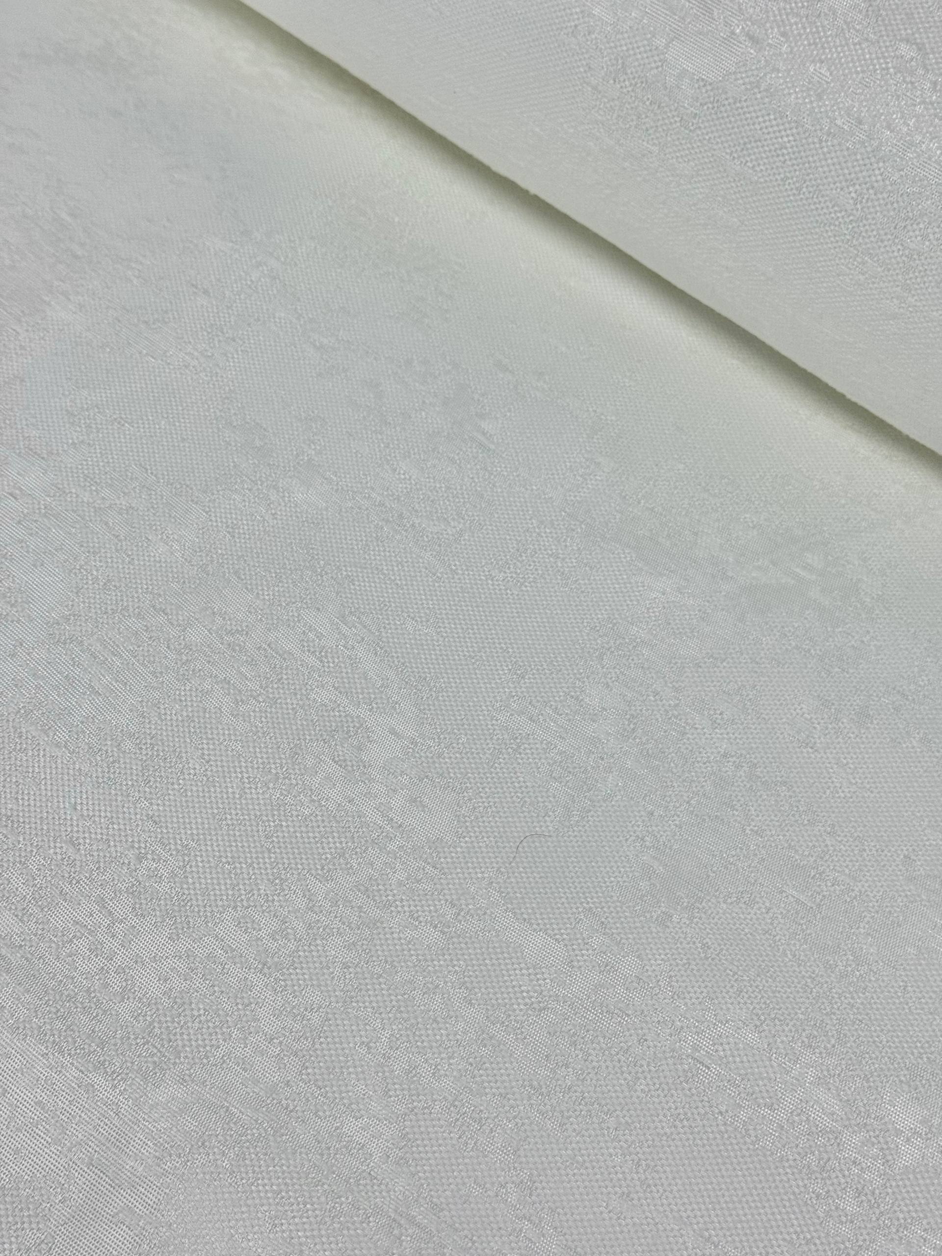 Ecru Cloud Pattern Carefree Tablecloth Fabric