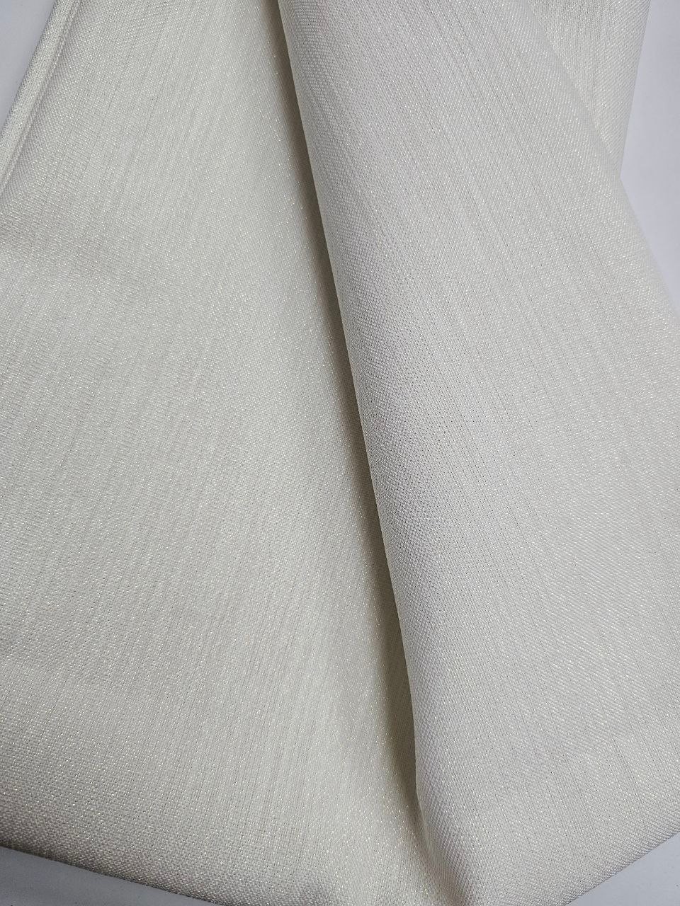 Ecru Glitter Gardenia Fabric