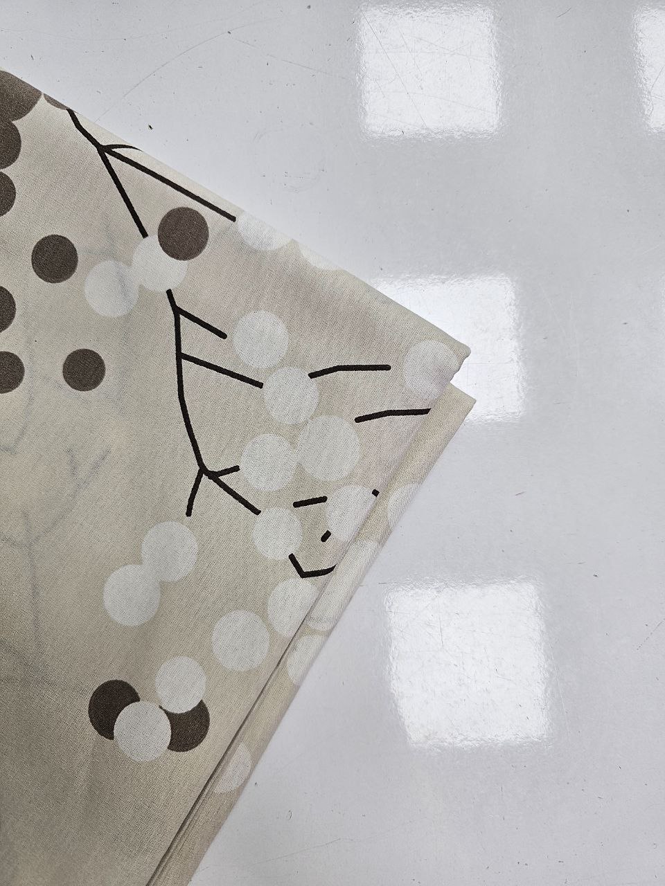 Desenli Nevresimlik Poplin Kumaş