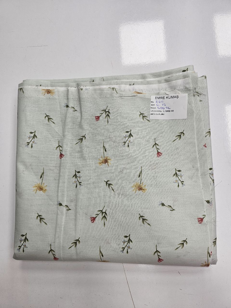 Desenli Nevresimlik Poplin Kumaş