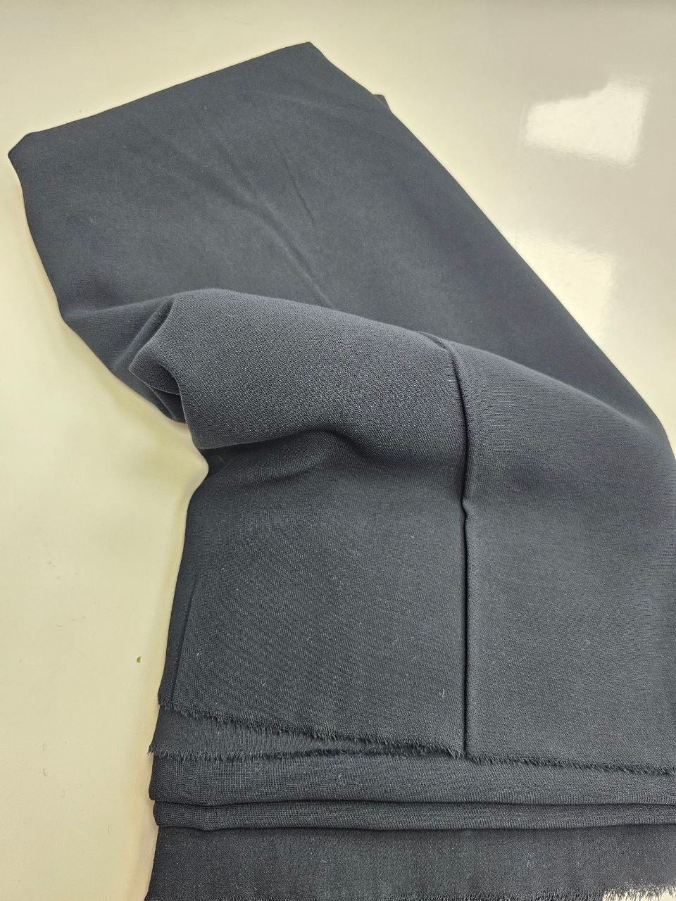Navy Blue Color Crepe Fabric for Clothing