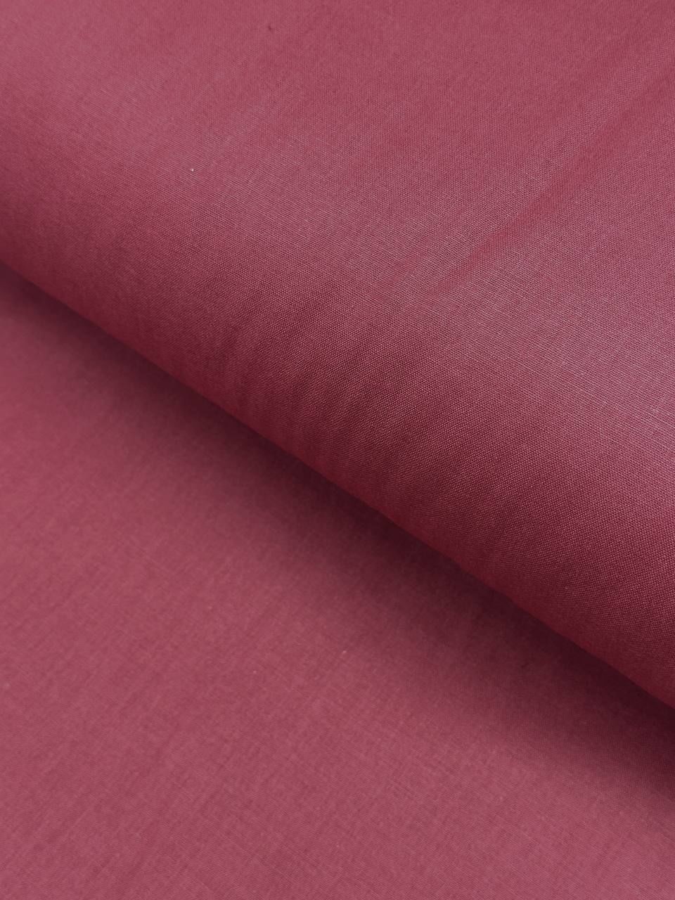 Bordo Nevresimlik Organik Poplin Kumaş