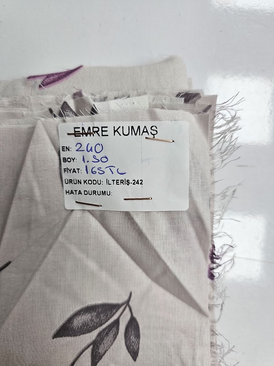 Desenli Nevresimlik Poplin Kumaş