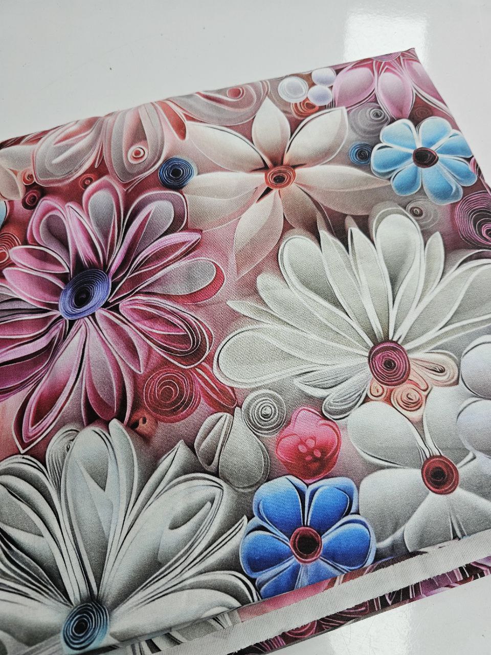 Desenli Nevresimlik Poplin Kumaş