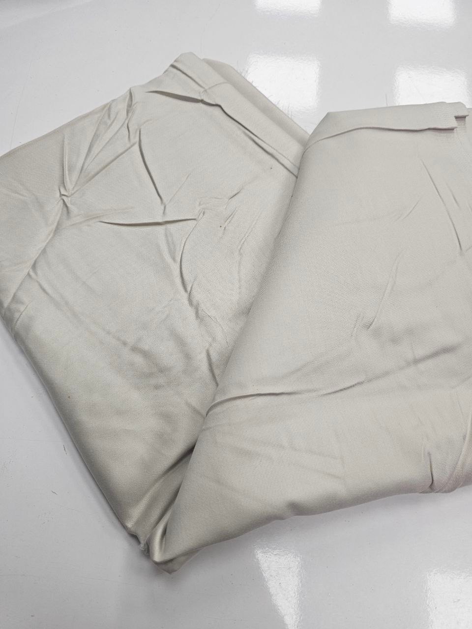 Stone Color Matte Cotton Satin Fabric