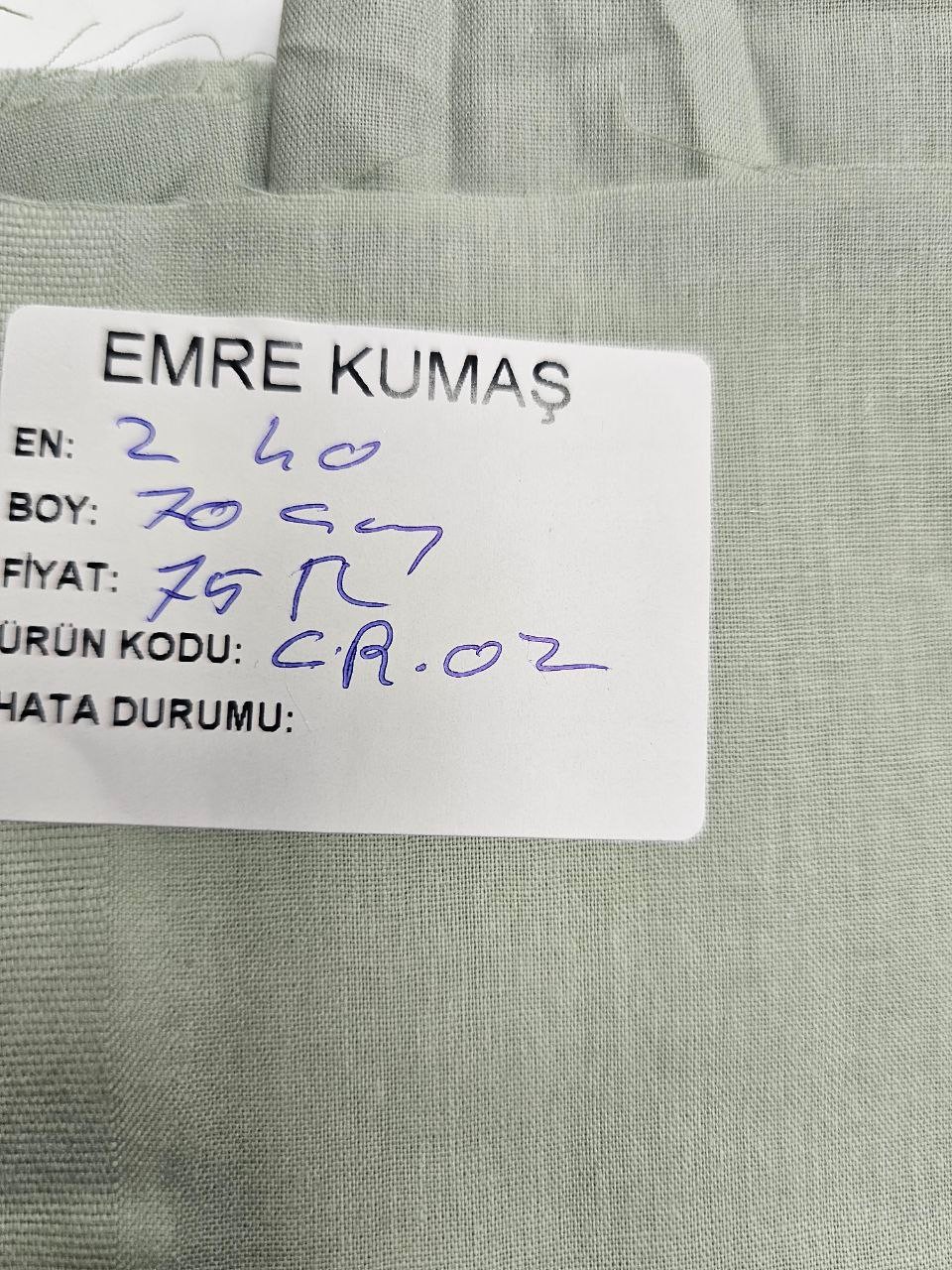 Düz Renk Nevresimlik Poplin Kumaş