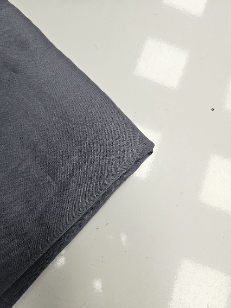 İndigo Renk Mat Pamuk Saten Kumaş